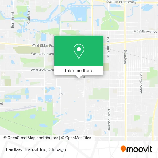 Laidlaw Transit Inc map