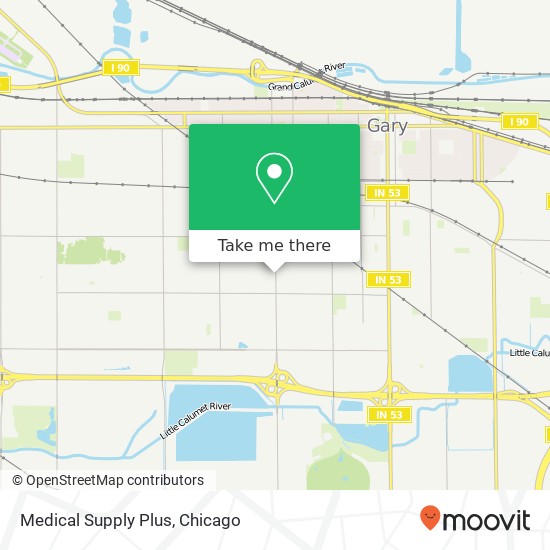 Mapa de Medical Supply Plus