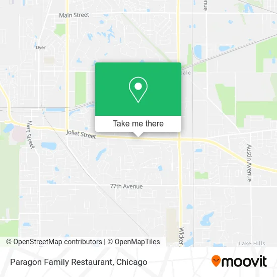Paragon Family Restaurant map