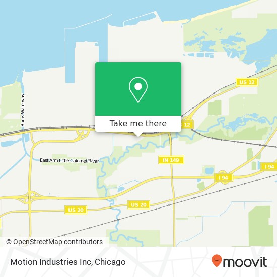 Mapa de Motion Industries Inc