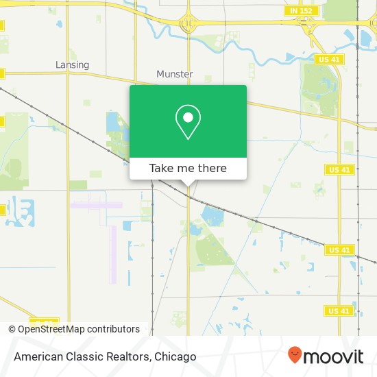 American Classic Realtors map