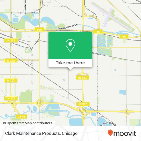 Clark Maintenance Products map