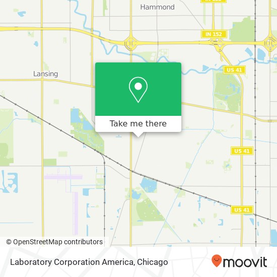 Laboratory Corporation America map