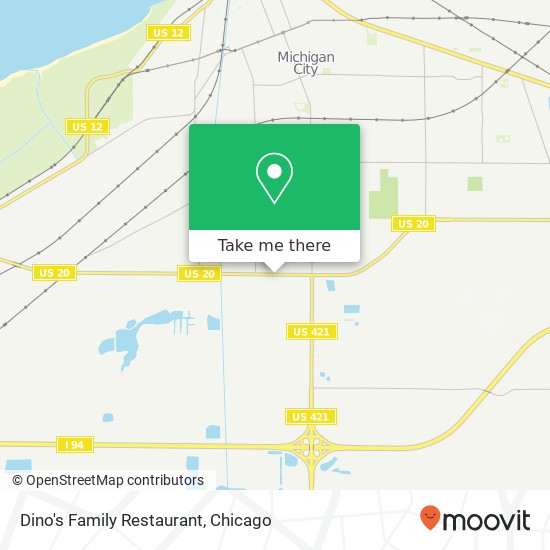 Mapa de Dino's Family Restaurant