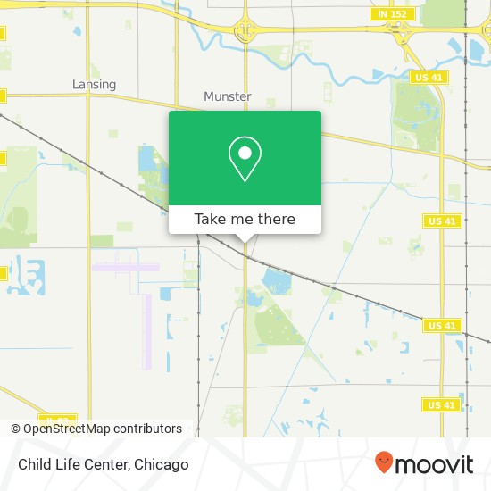 Child Life Center map