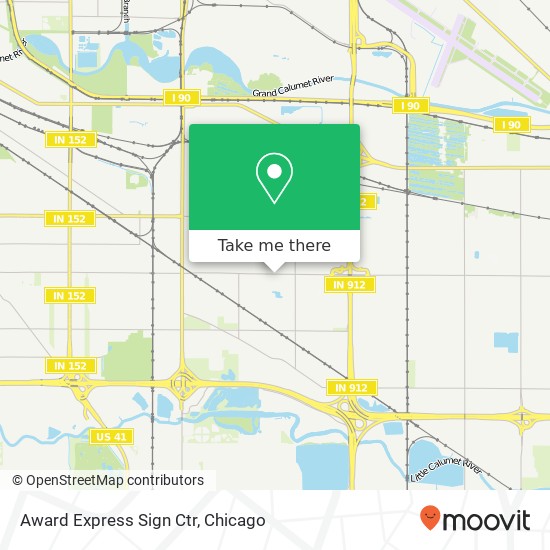 Mapa de Award Express Sign Ctr