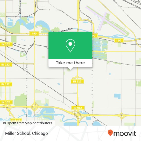 Mapa de Miller School