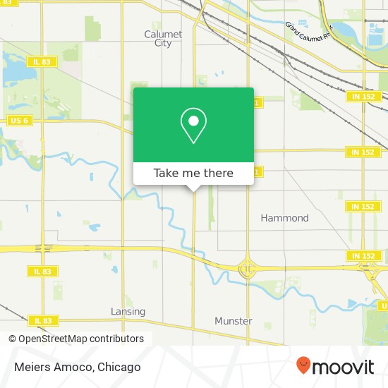 Meiers Amoco map