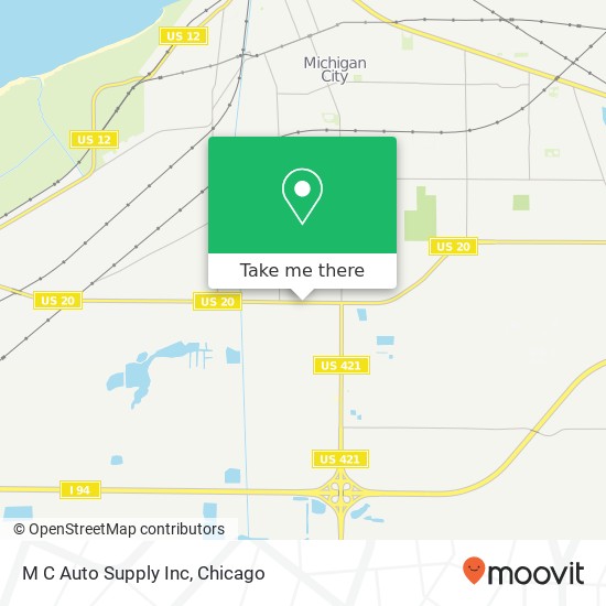 Mapa de M C Auto Supply Inc