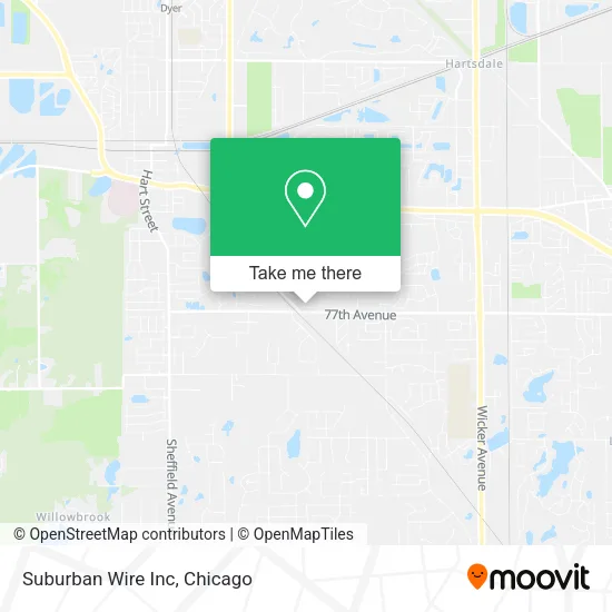 Suburban Wire Inc map