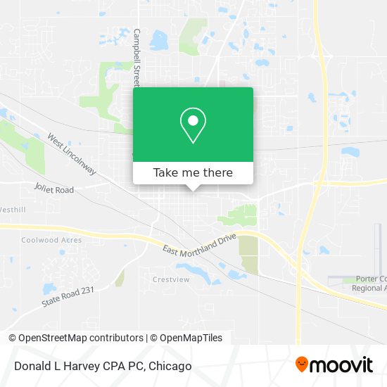 Donald L Harvey CPA PC map