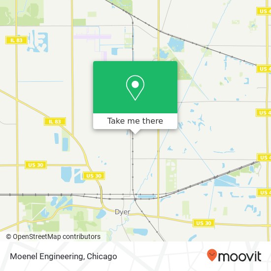 Moenel Engineering map