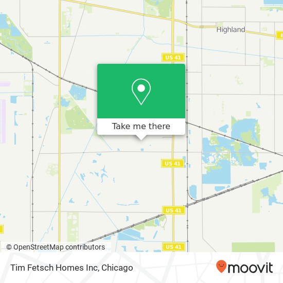 Mapa de Tim Fetsch Homes Inc