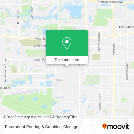 Paramount Printing & Graphics map