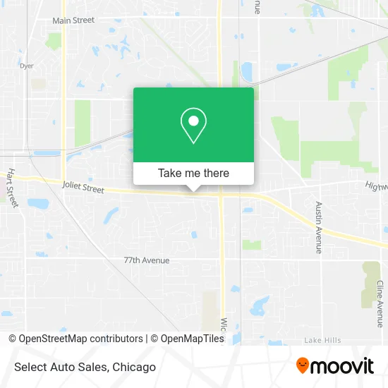 Select Auto Sales map