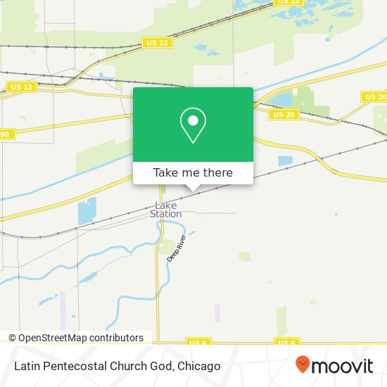 Mapa de Latin Pentecostal Church God