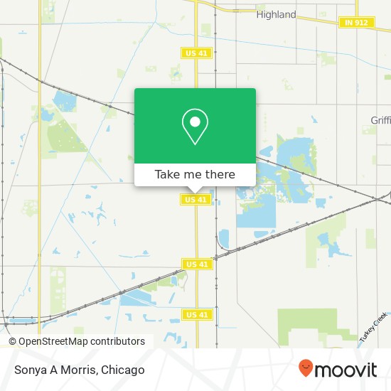 Mapa de Sonya A Morris