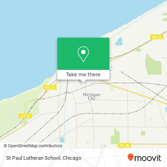 St Paul Lutheran School map