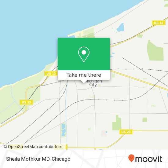 Sheila Mothkur MD map