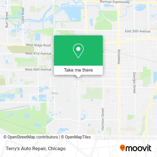 Terry's Auto Repair map