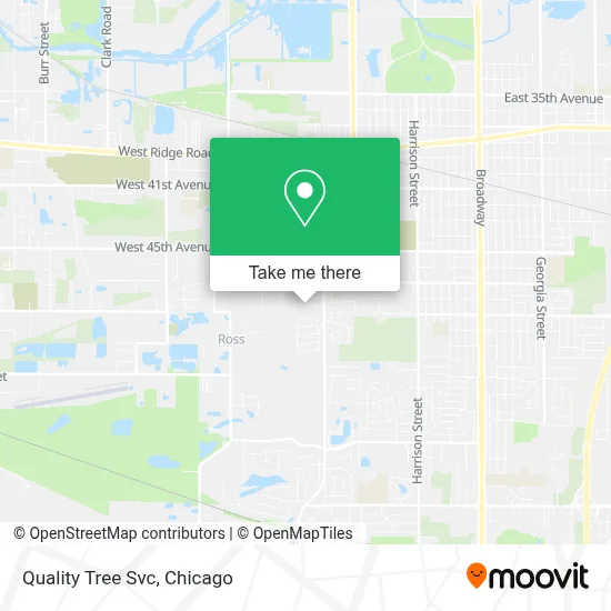 Quality Tree Svc map
