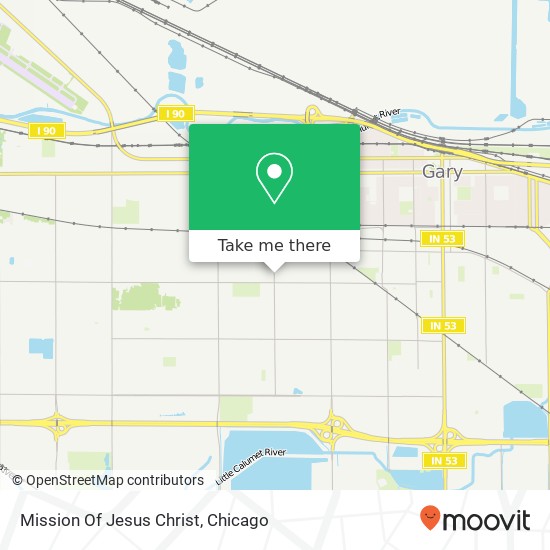 Mission Of Jesus Christ map