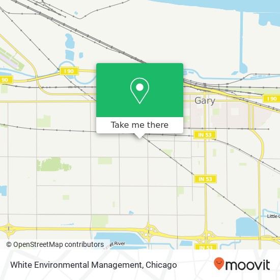 White Environmental Management map