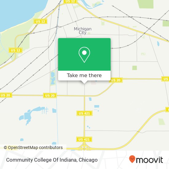 Community College Of Indiana map