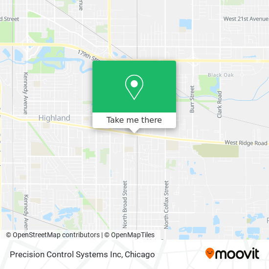 Precision Control Systems Inc map