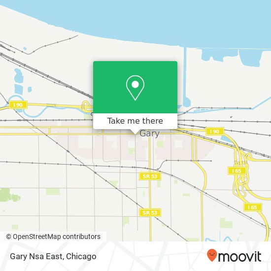 Mapa de Gary Nsa East