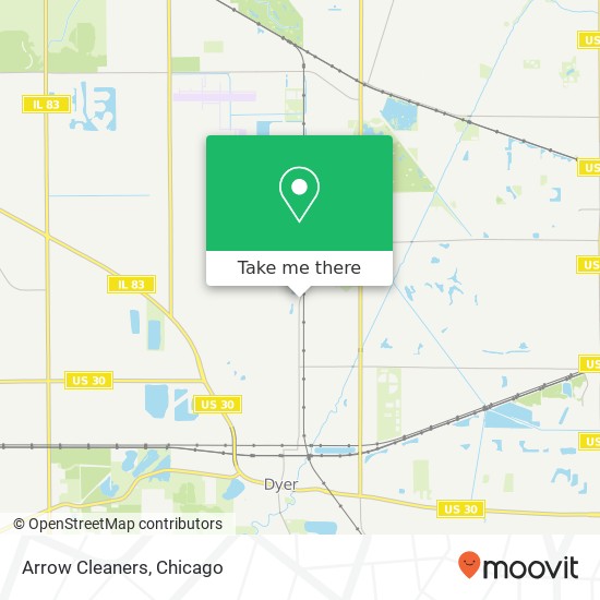 Arrow Cleaners map