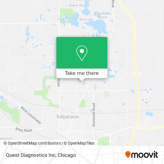 Quest Diagnostics Inc map