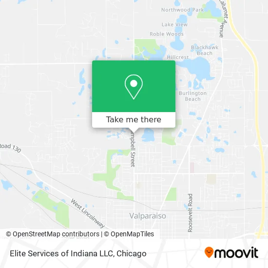 Elite Services of Indiana LLC map