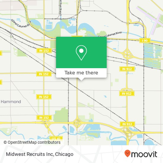 Mapa de Midwest Recruits Inc