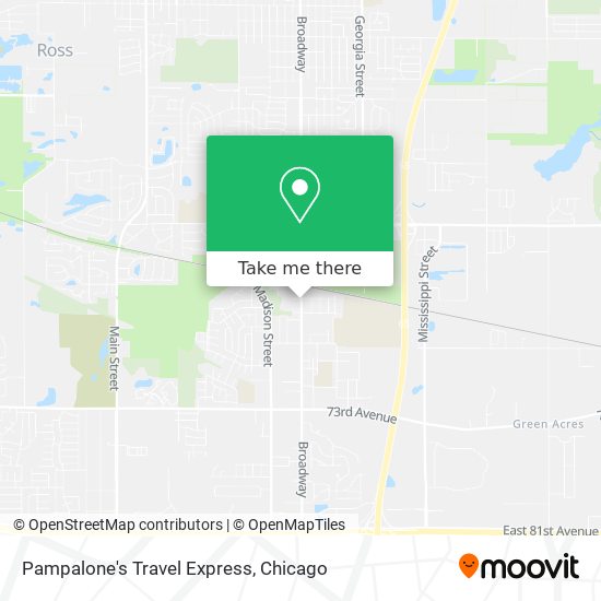Pampalone's Travel Express map