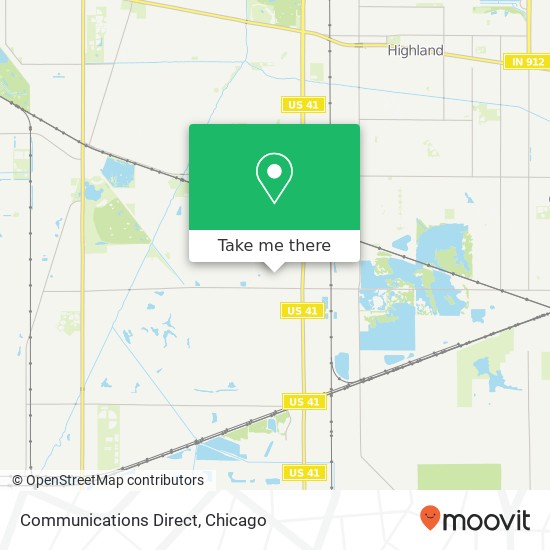 Communications Direct map