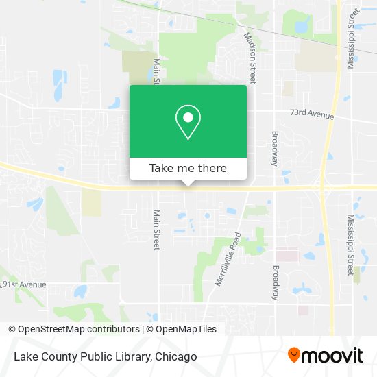 Mapa de Lake County Public Library