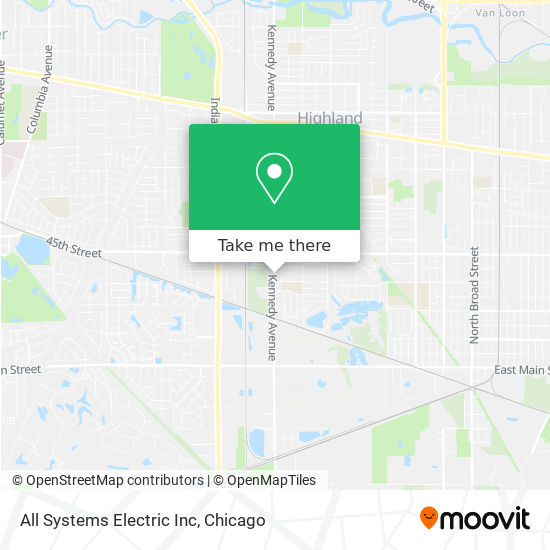 All Systems Electric Inc map