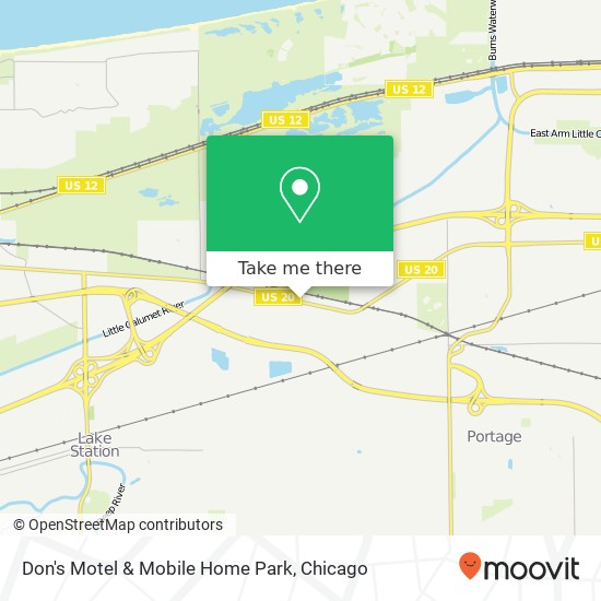 Don's Motel & Mobile Home Park map