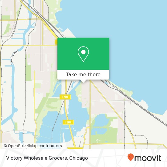 Victory Wholesale Grocers map
