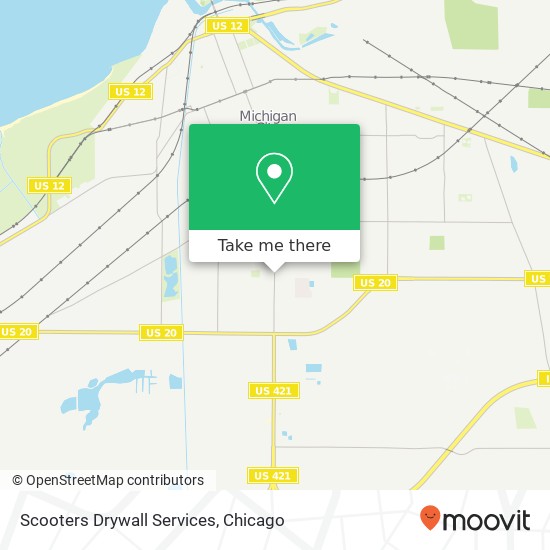 Scooters Drywall Services map