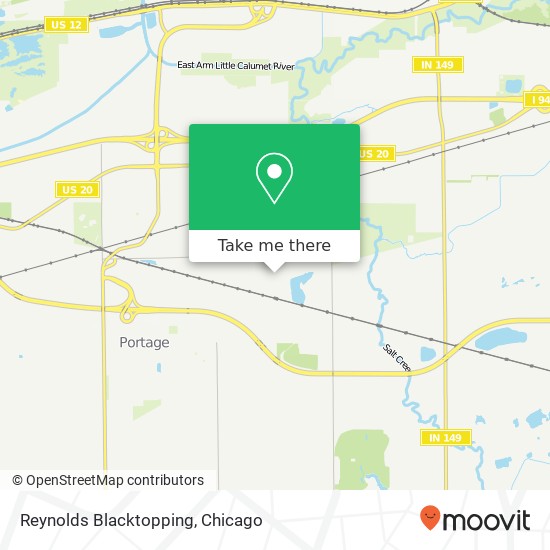 Mapa de Reynolds Blacktopping