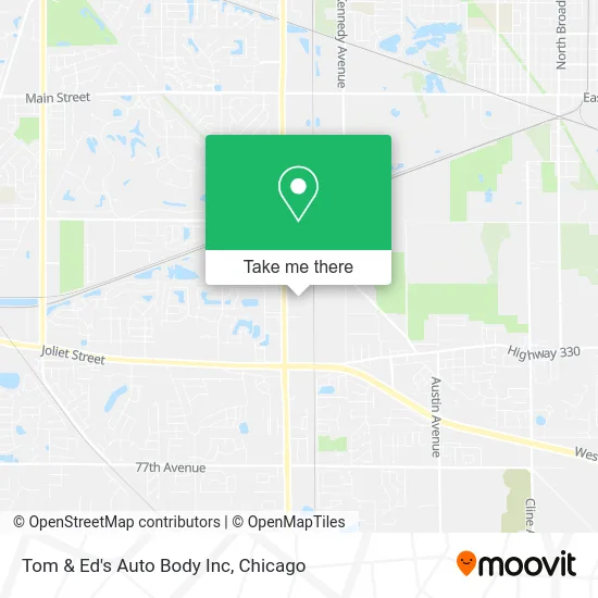 Tom & Ed's Auto Body Inc map