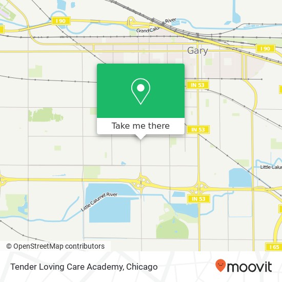 Mapa de Tender Loving Care Academy