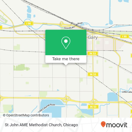 St John AME Methodist Church map