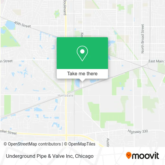 Underground Pipe & Valve Inc map