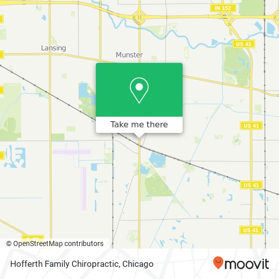 Hofferth Family Chiropractic map