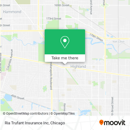 Ria Trufant Insurance Inc map