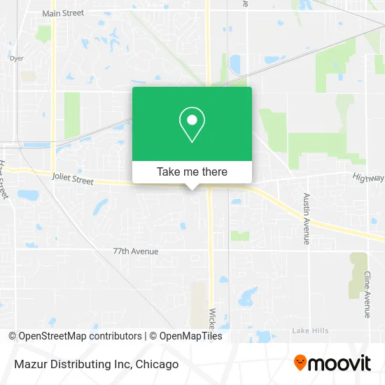 Mazur Distributing Inc map