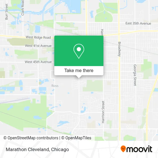 Marathon Cleveland map